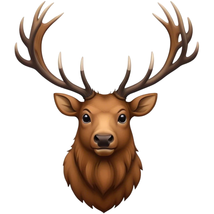 Rocky Mountain Bull Elk emoji