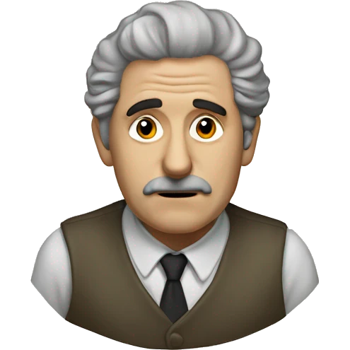 Albert anstein pensado emoji