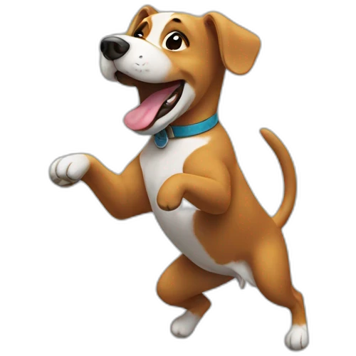 dancing dog emoji
