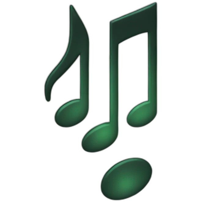 Music note on arrow emoji