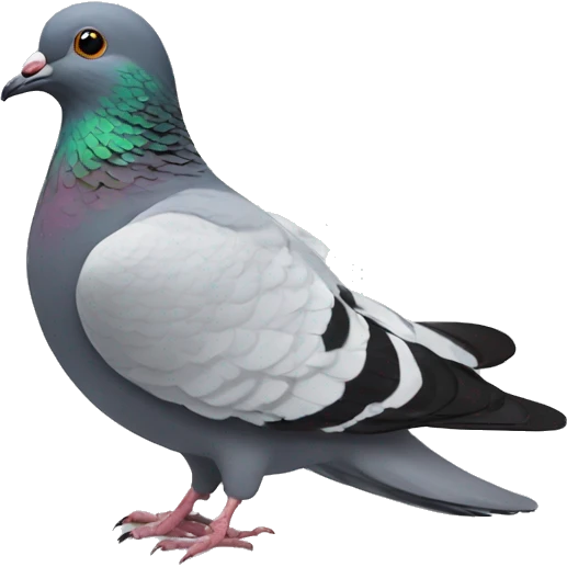 pigeon + big baby pigeon emoji