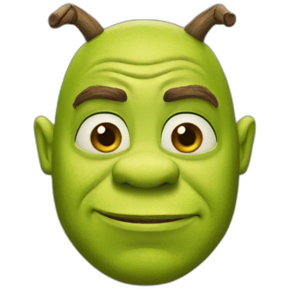 Head shrek emoji
