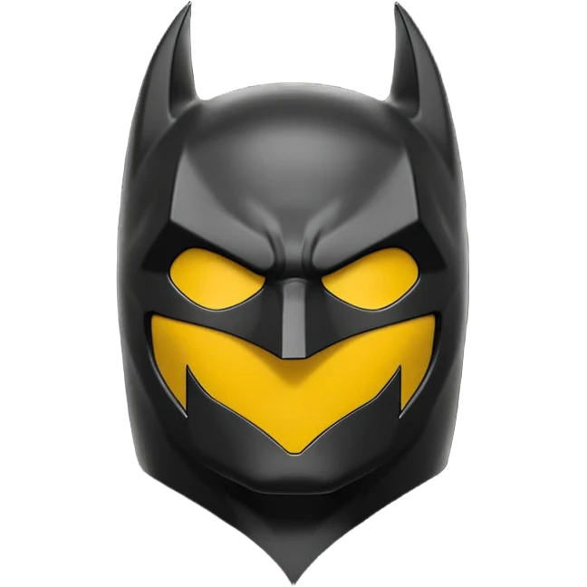 El logo de batman emoji