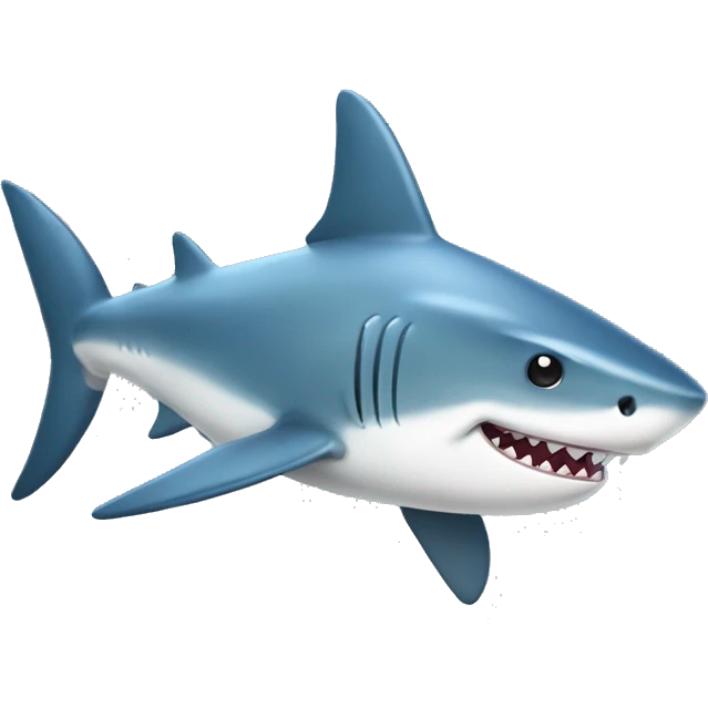 cute shark emoji