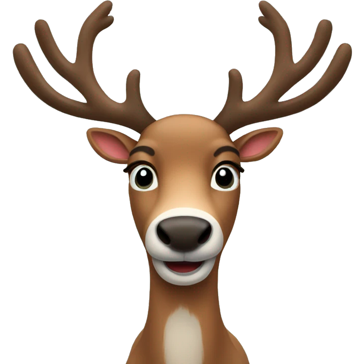 Reindeer emoji