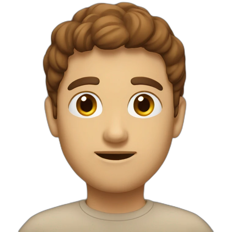 chat marron emoji
