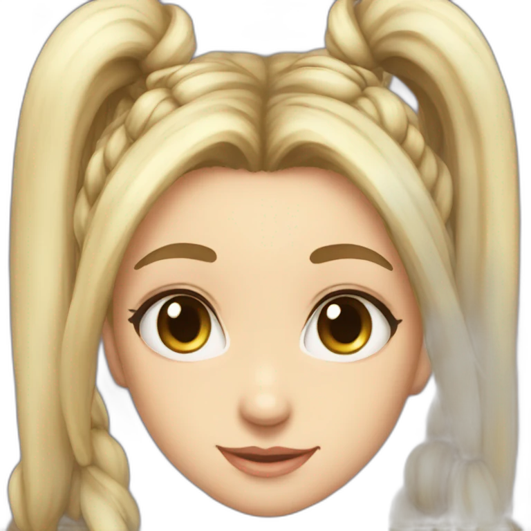 Twin Tails Beautiful Girl emoji
