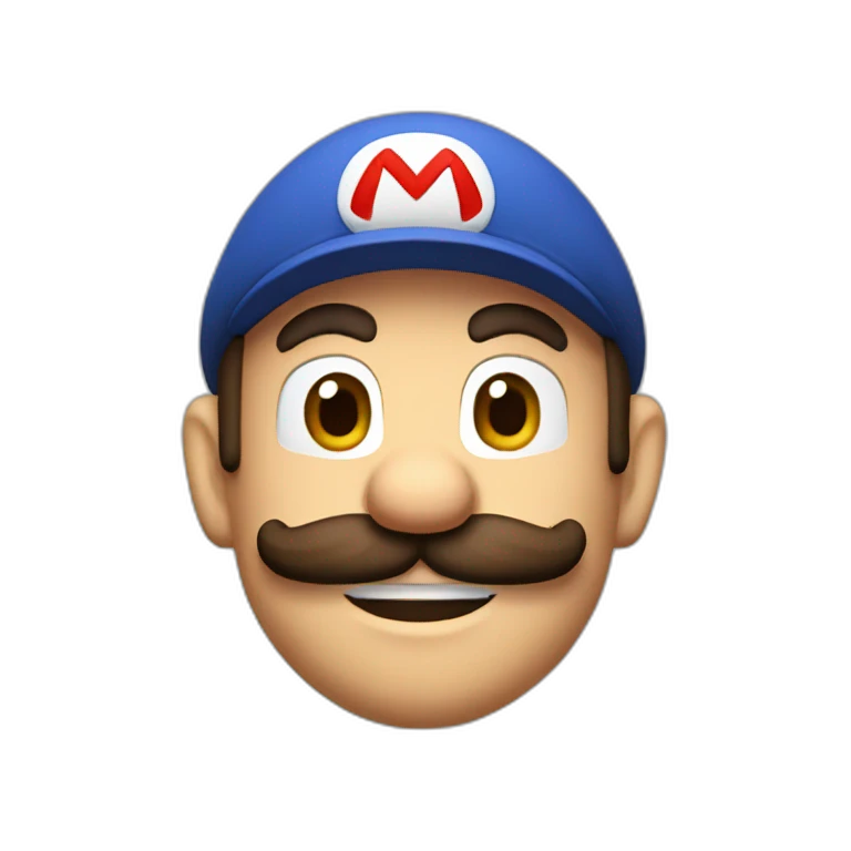 mario no mustache emoji