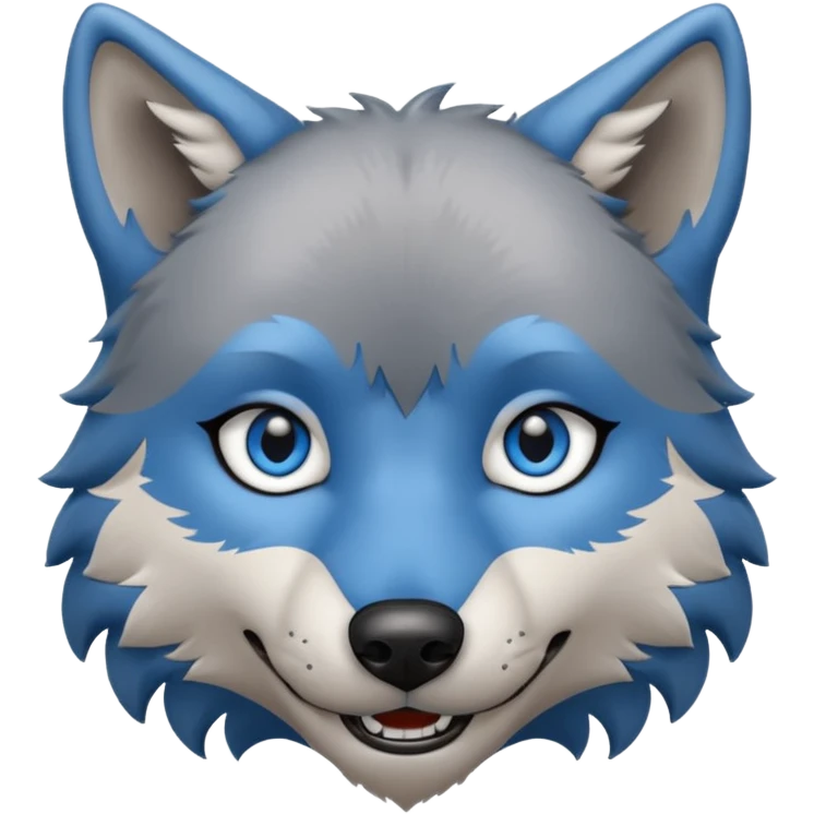 • Wolf 1 – Neutral smile emoji