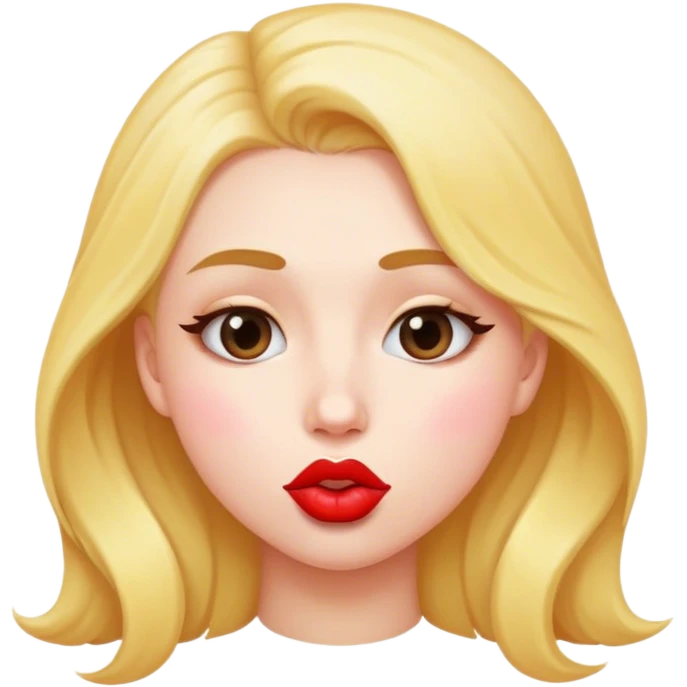 Kiss face  emoji