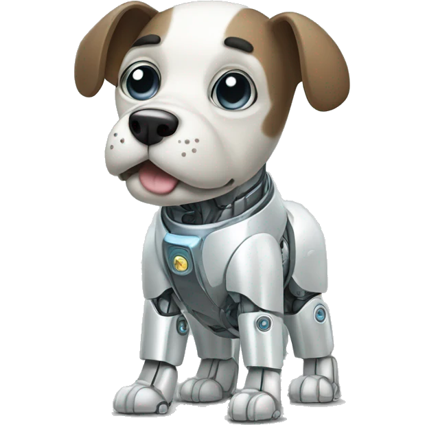 dog glass robot emoji