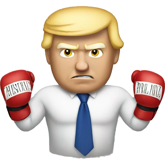 Trump boxing emoji