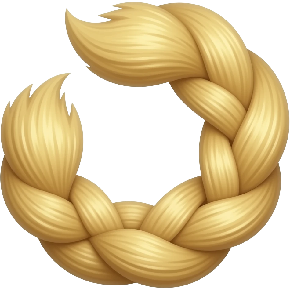 Blonde hair line no people emoji