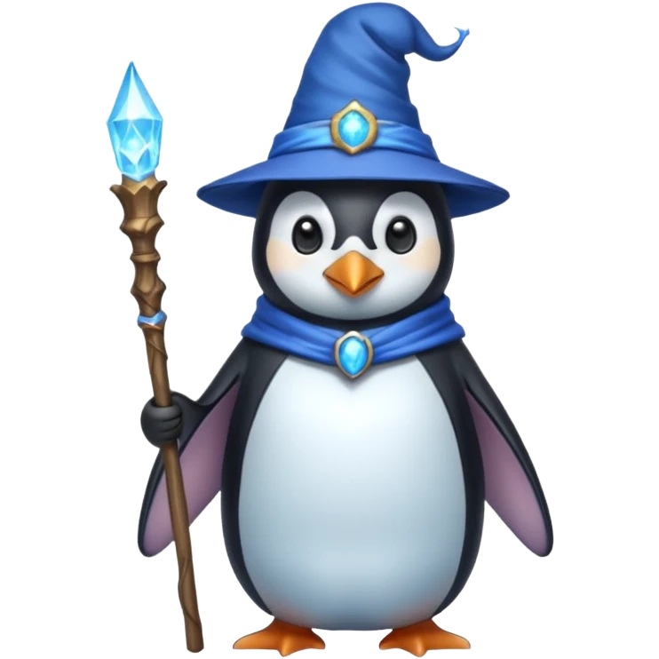 Penguin Wizard emoji