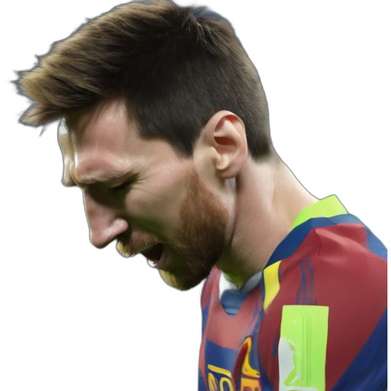 Messi cry emoji