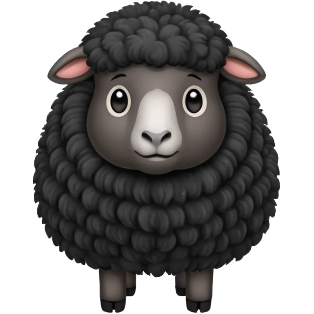 Black sheep emoji