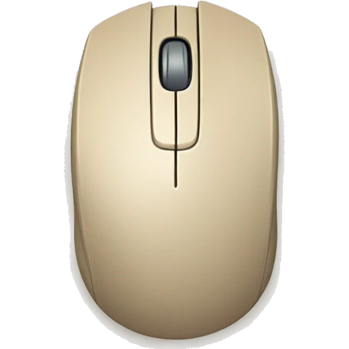beige computer mouse emoji