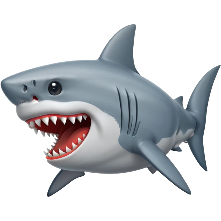 angry shark emoji