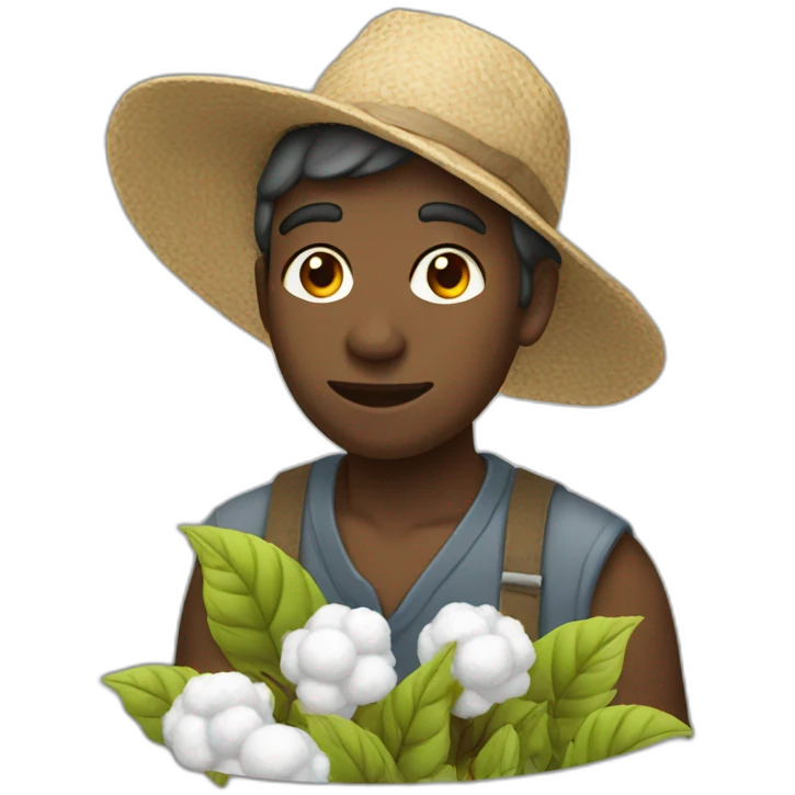 Cotton picker emoji