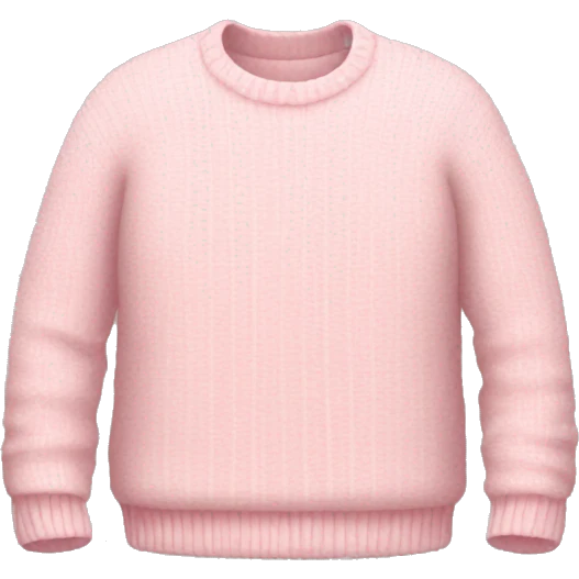 light pink Sweater emoji
