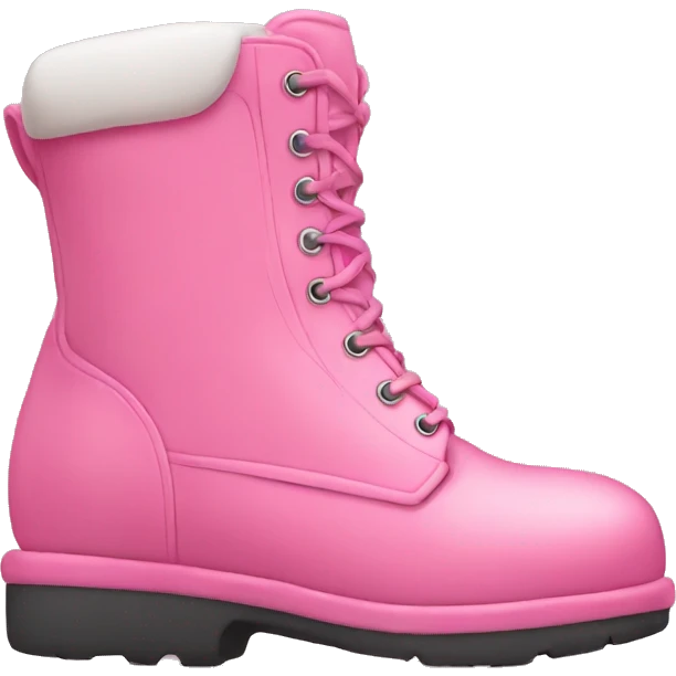pink boot emoji