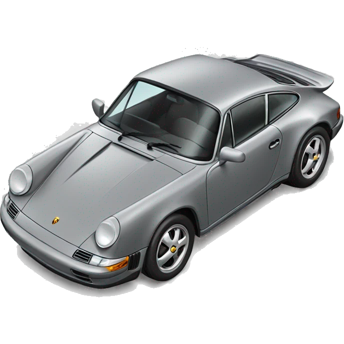 Grey Porsche 91 emoji