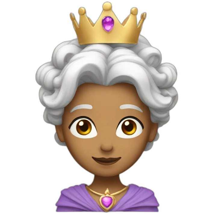 The queen of light emoji