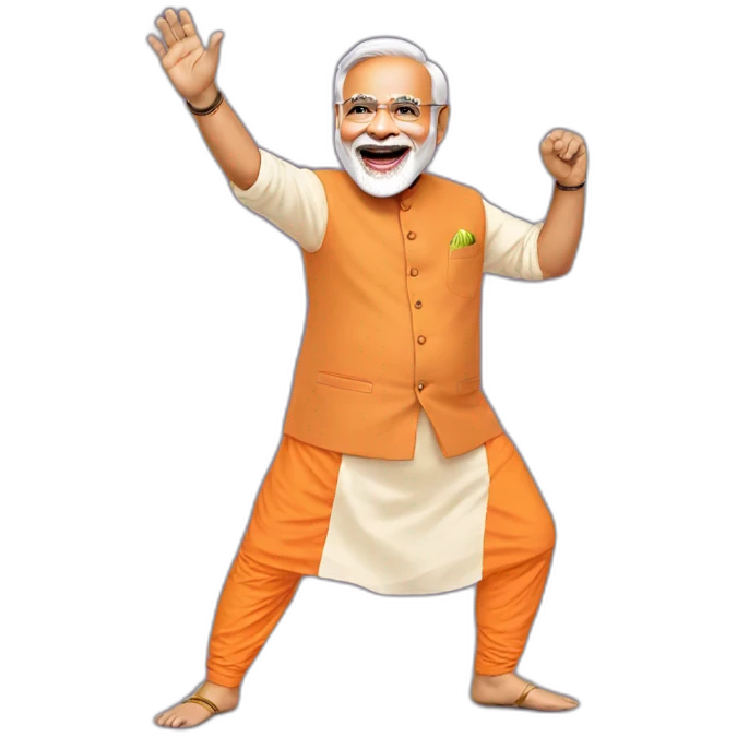 narendra modi dancing emoji