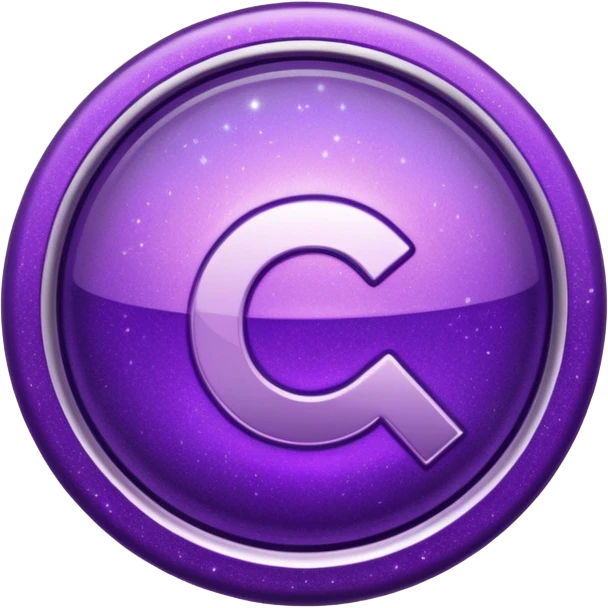 glitter purple symbol cancel emoji