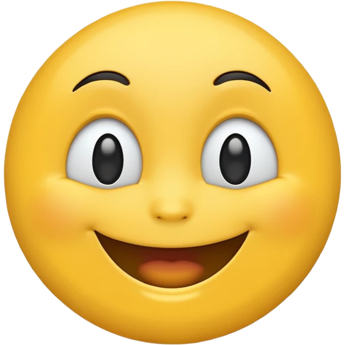 Genera big smile emoji with dudu face emoji