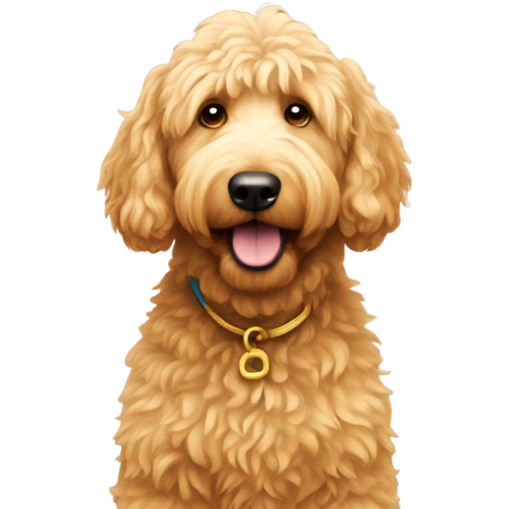 Golden doodle emoji