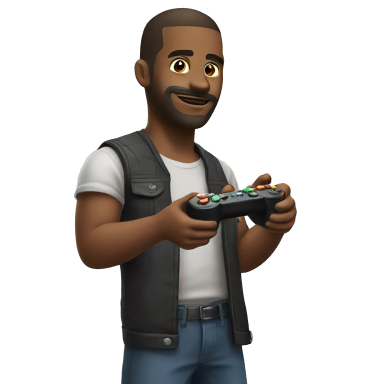Playing video games  emoji