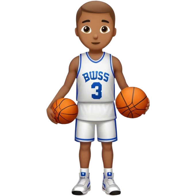 number 3 basketball jersey with BUDDIE written on back emoji