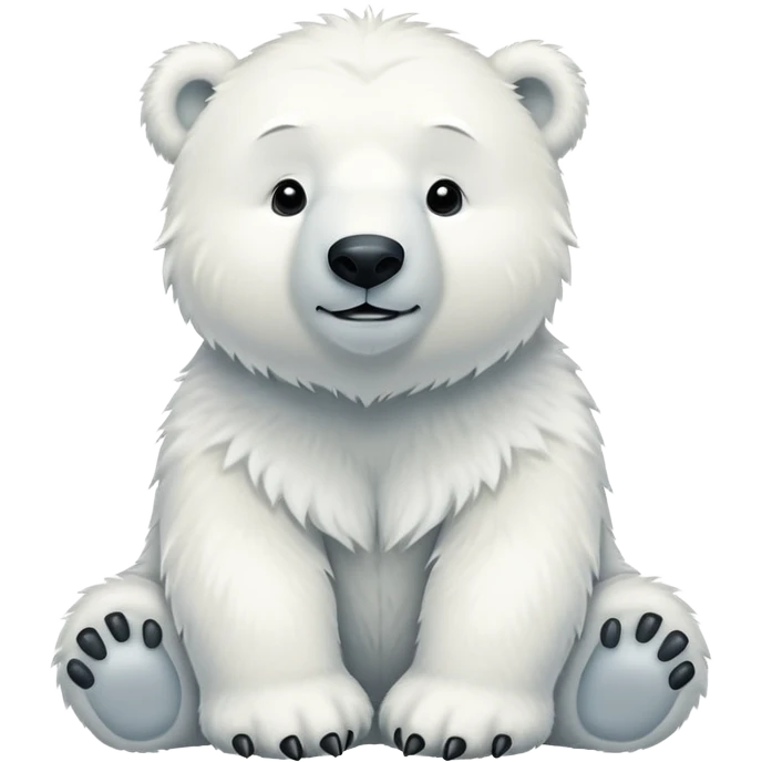 white polar bear from dolittle emoji