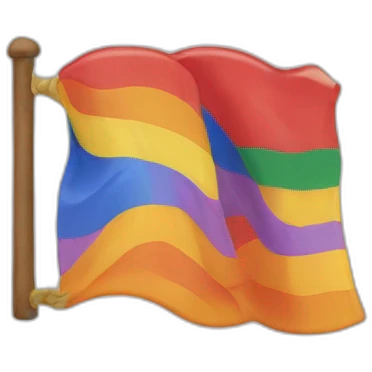 Drapeau lesbienne emoji