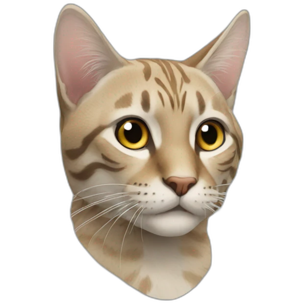 Кот сидит на стуле  emoji
