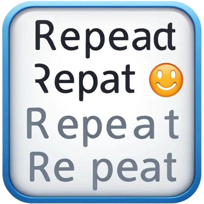 repeat emoji