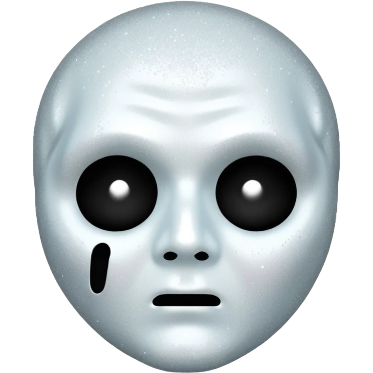 glitter white ghostface killer  emoji