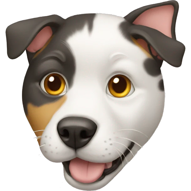 Dog inside a cat emoji