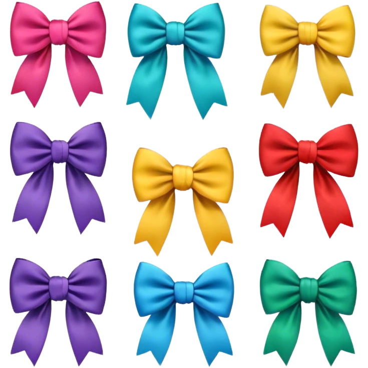 Bows emoji