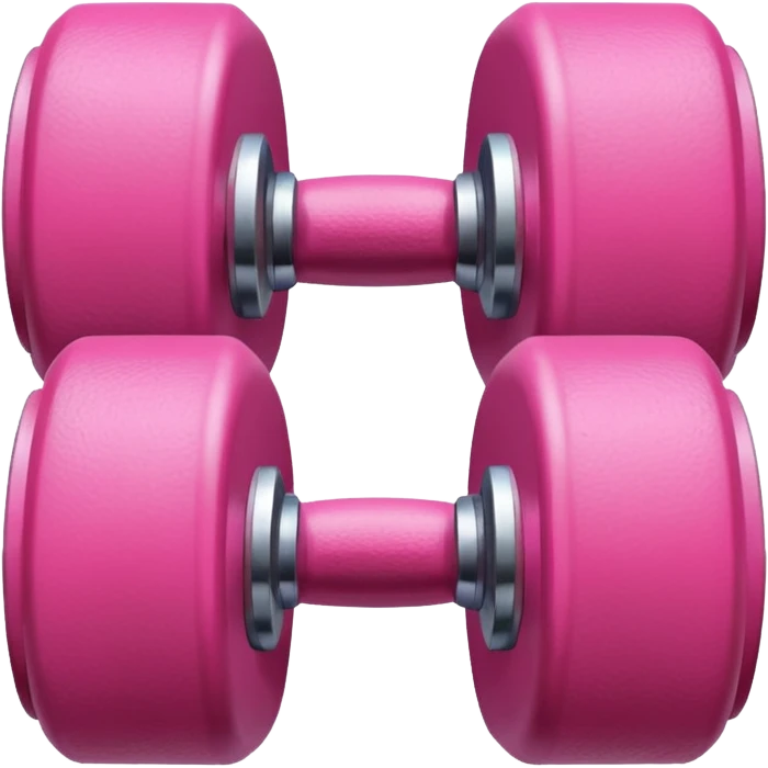 pink dumbbell emoji