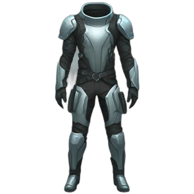 futuristic Technomancer armored pants emoji