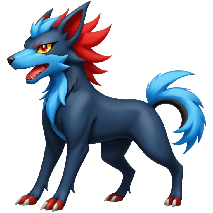 Luxray-Manectric-Houndoom-Pokémon-Fakémon-hybrid-creature emoji