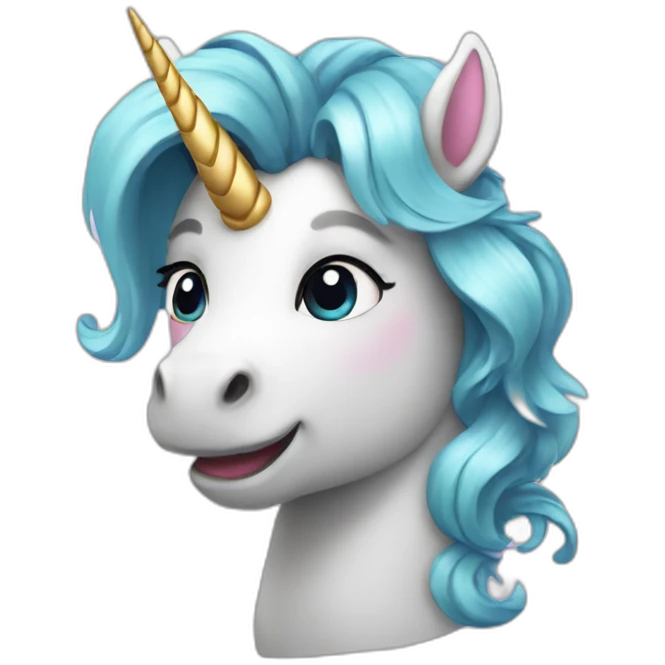unicorn girl emoji