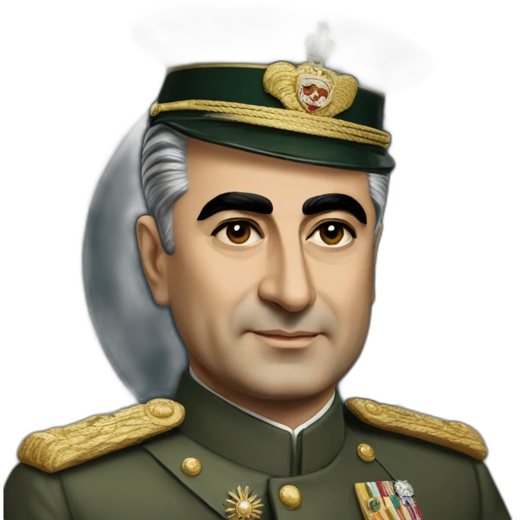 king Mohammad Reza Pahlavi  emoji