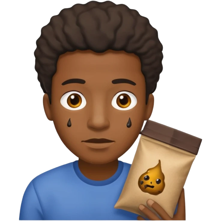 Black guy with scat pack emoji