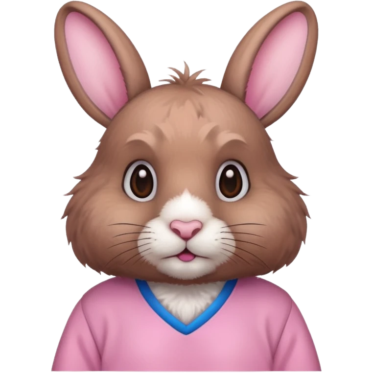 rabbit with pink jersey emoji