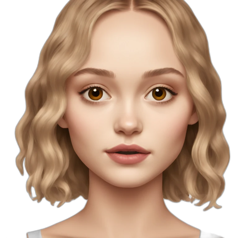 Lily rose depp pretty emoji