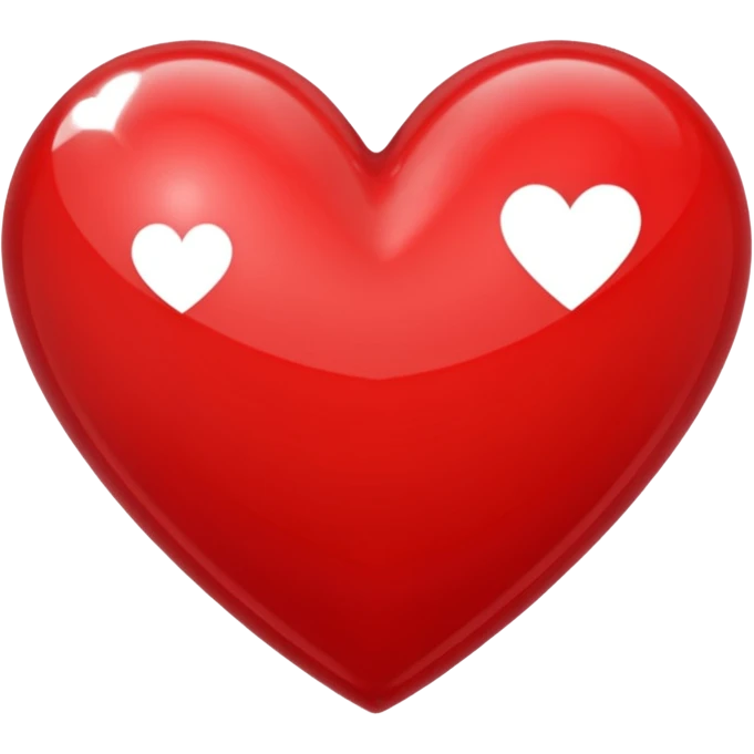 Una p dentro de un corazón rojo emoji