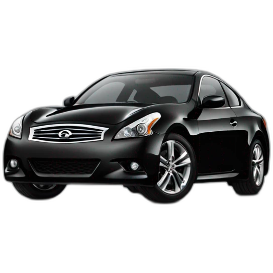 black infiniti g37 emoji